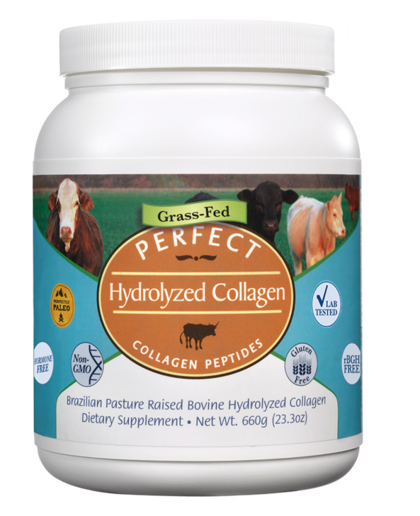 Perfect Supplements Grass-Fed Hydrolyzed Collagen Tub 23.3 oz