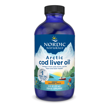 Nordic Naturals Arctic Cod Liver Oil - Orange 8 oz