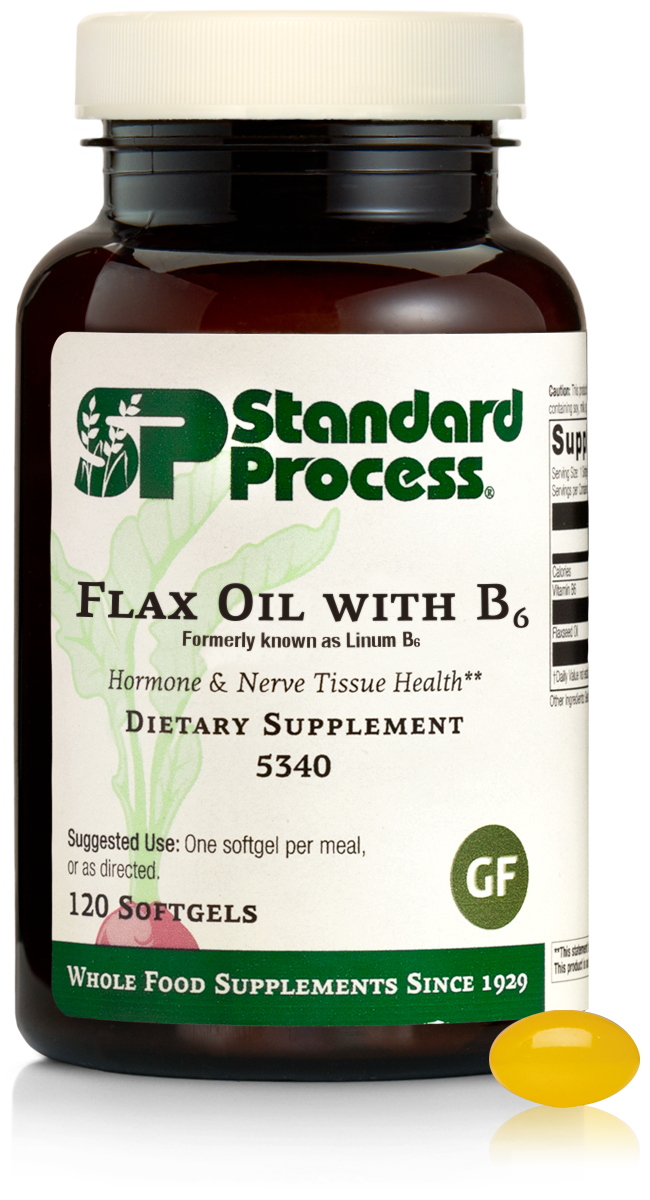 SP Flax Oil with B6 120 softgels