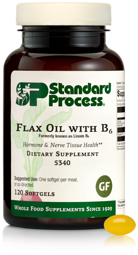 SP Flax Oil with B6 120 softgels