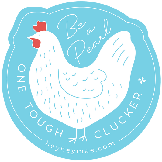 HHM Be A Pearl Sticker (Blue)