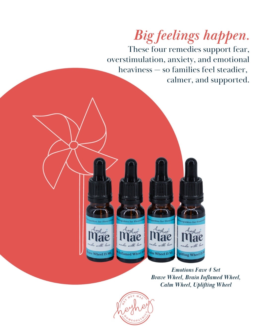 Emotions Fave 4 Homeopathy Set