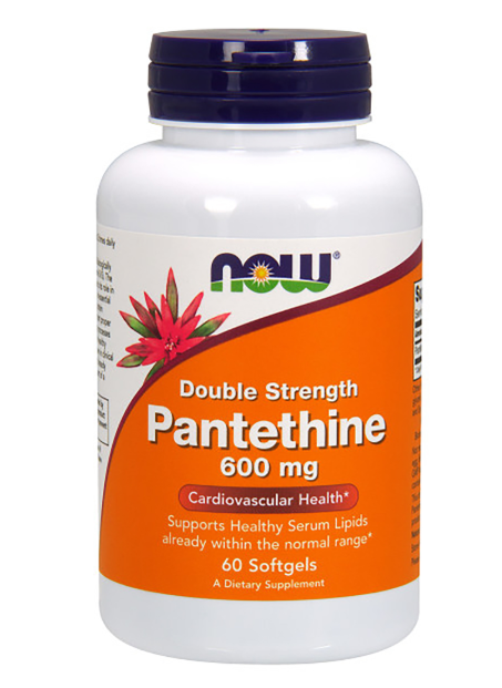 NOW Double Strength Pantethine 600mg 60G