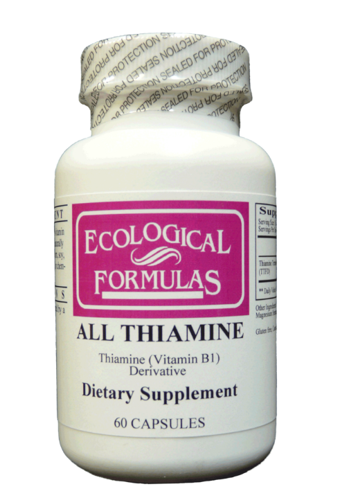 Ecological Formulas All Thiamine - 60 Caps