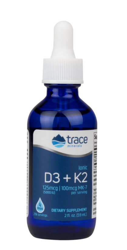 Trace Minerals Ionic Vitamin D3 + K2