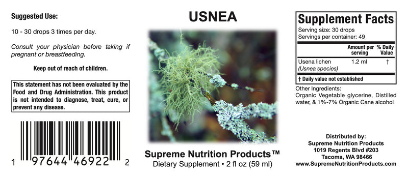 Usnea Tincture 2 oz