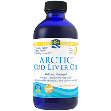 Nordic Naturals Arctic Cod Liver Oil - Lemon 8 oz