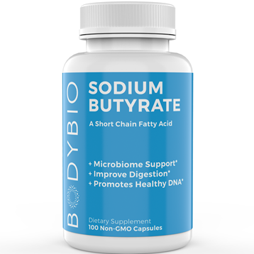 BodyBio Sodium Butyrate 60 capsules