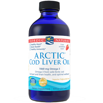 Nordic Naturals Arctic Cod Liver Oil - Strawberry 8 oz